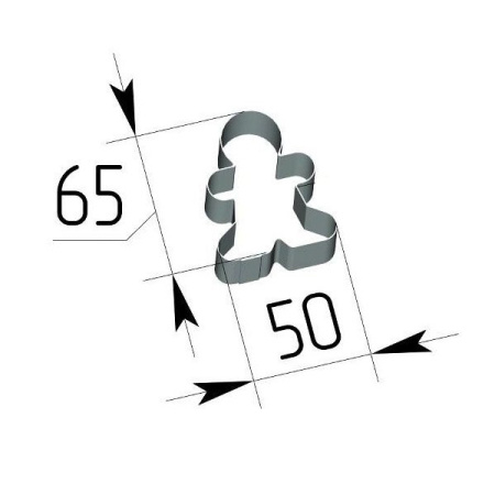 Кондитерская форма Пряничный человечек